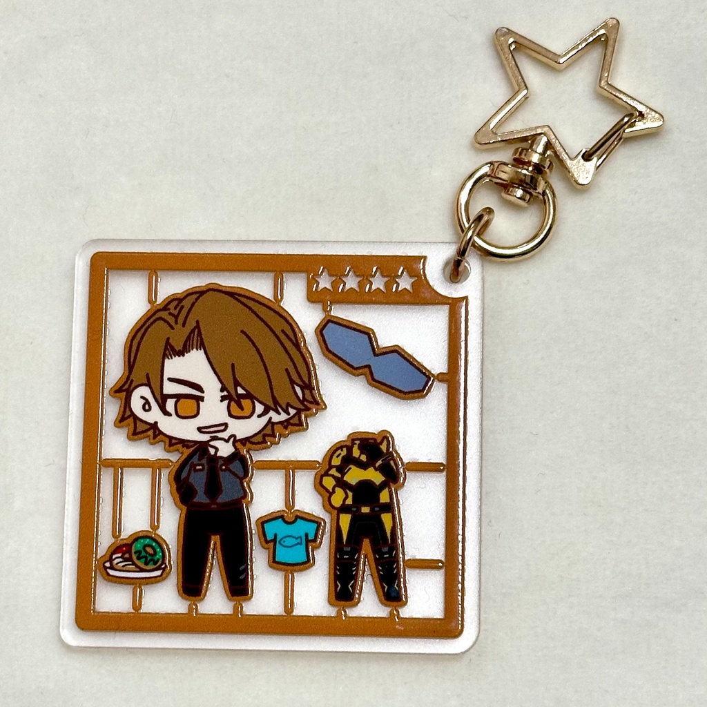 【アクキー】プラモデル風メジャーヒーロー アクリルキーホルダー