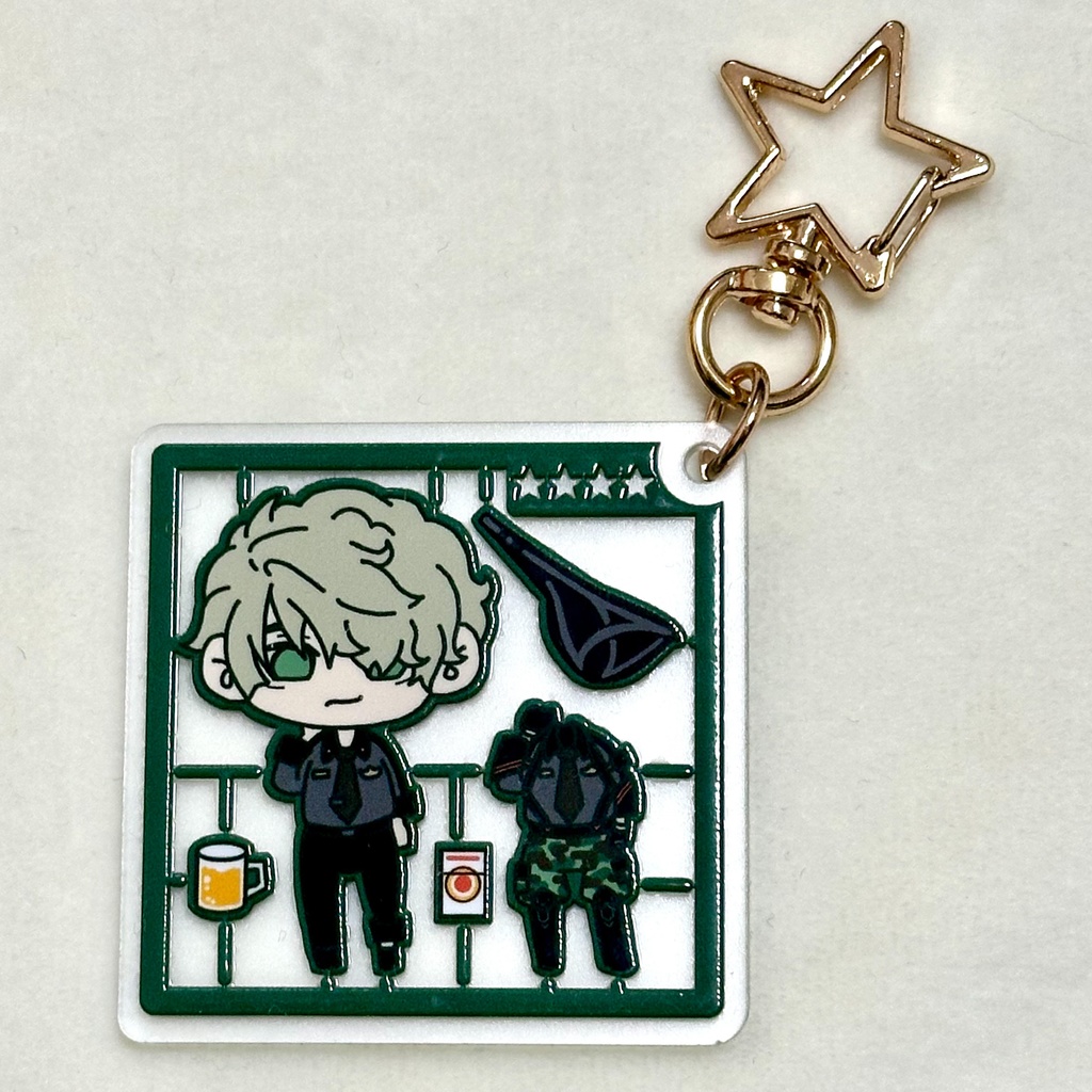 【アクキー】プラモデル風メジャーヒーロー アクリルキーホルダー