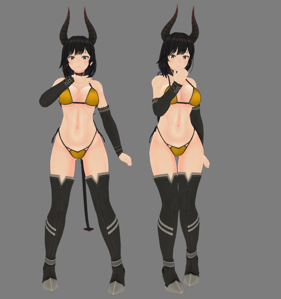 【テレクレア用衣装】Teleclair Daemon Girl Outfit