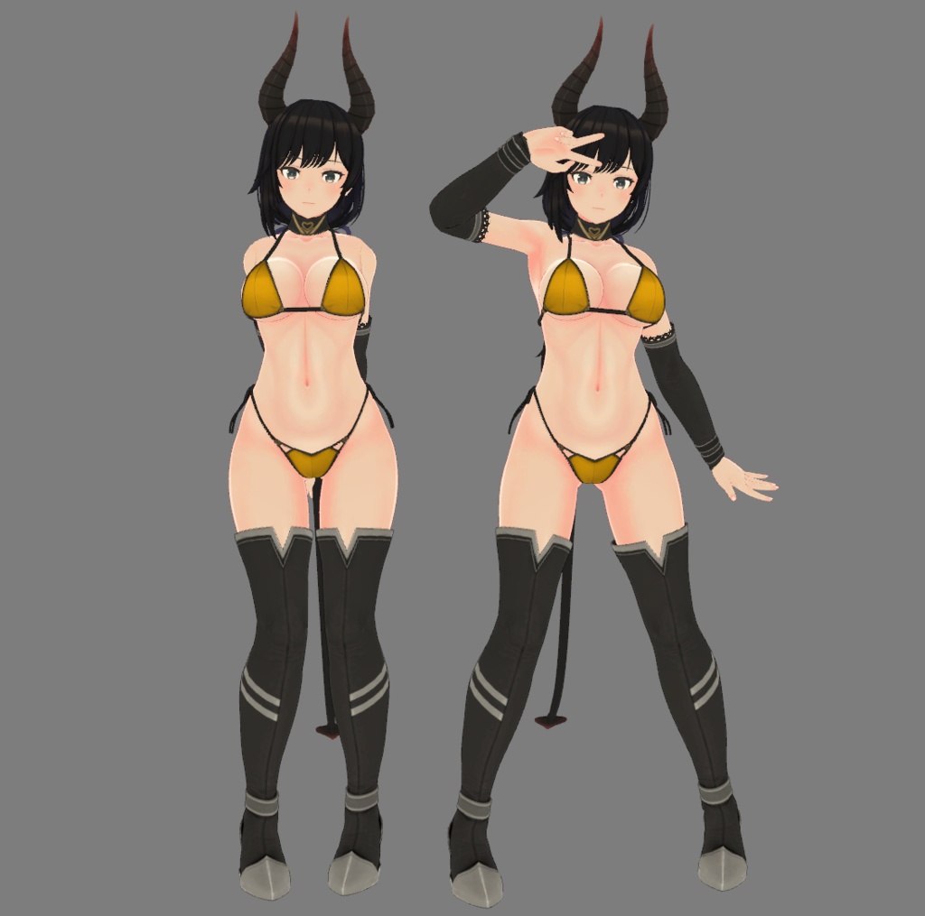 【テレクレア用衣装】Teleclair Daemon Girl Outfit