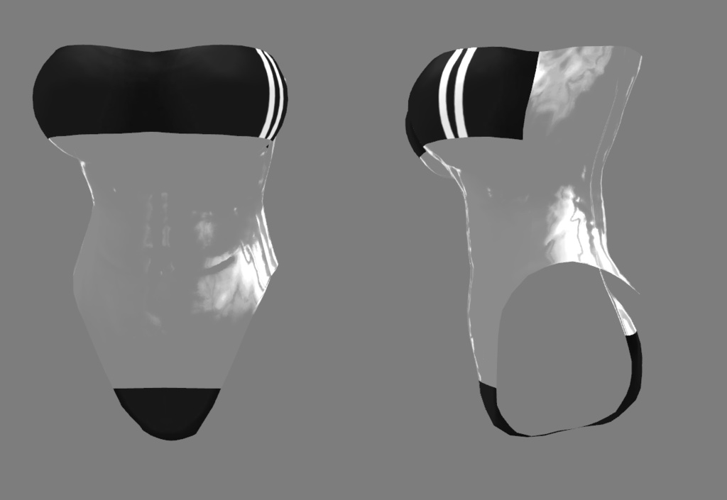 【テレクレア用衣装】Teleclair Gris Swimsuit