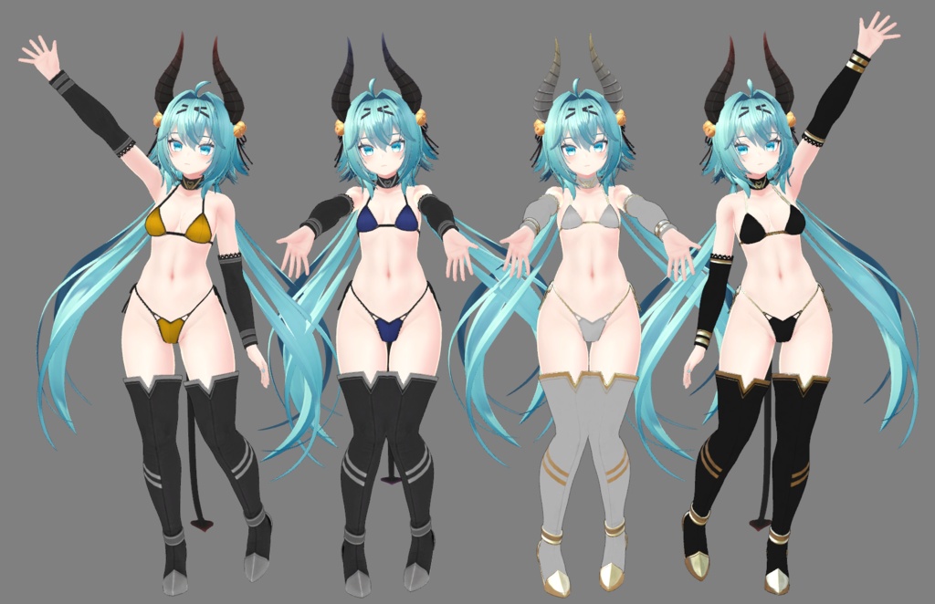 「竜胆」Rindo Daemon Girl Outfit