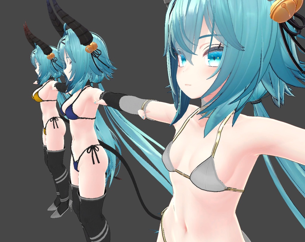 「竜胆」Rindo Daemon Girl Outfit