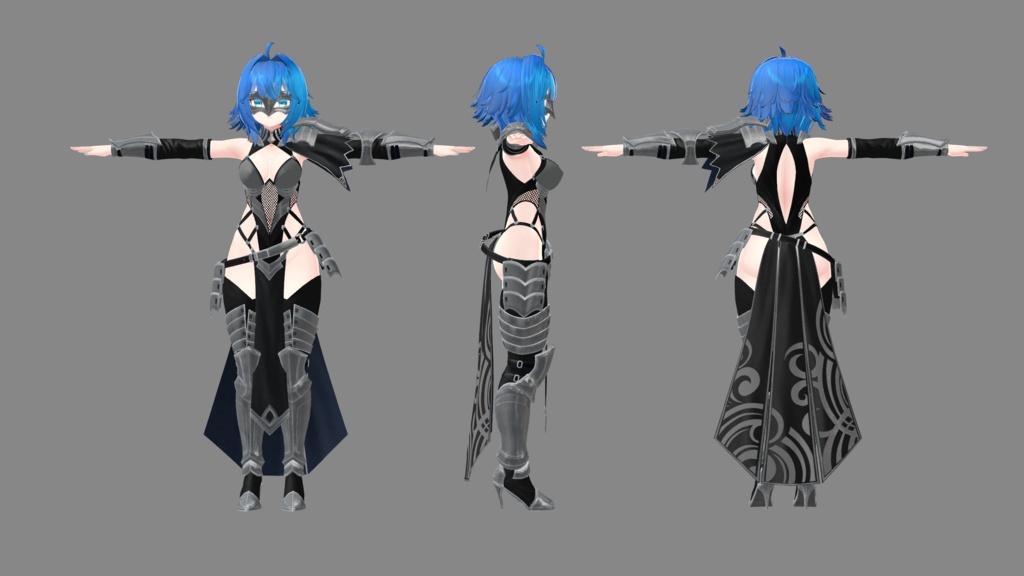 「竜胆」Rindo Blade Dancer Outfit