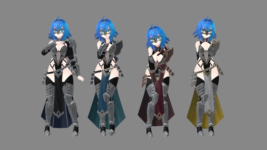 「竜胆」Rindo Blade Dancer Outfit