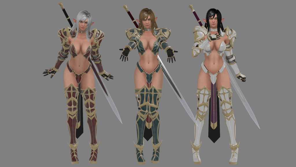 Elf Swordmaster [VRChat Edition] - kareeda - 2/6