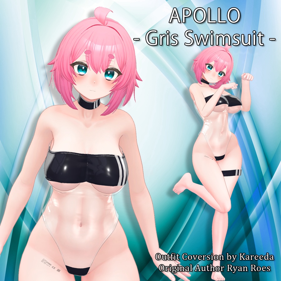 APOLLO - Gris Swimsuit -