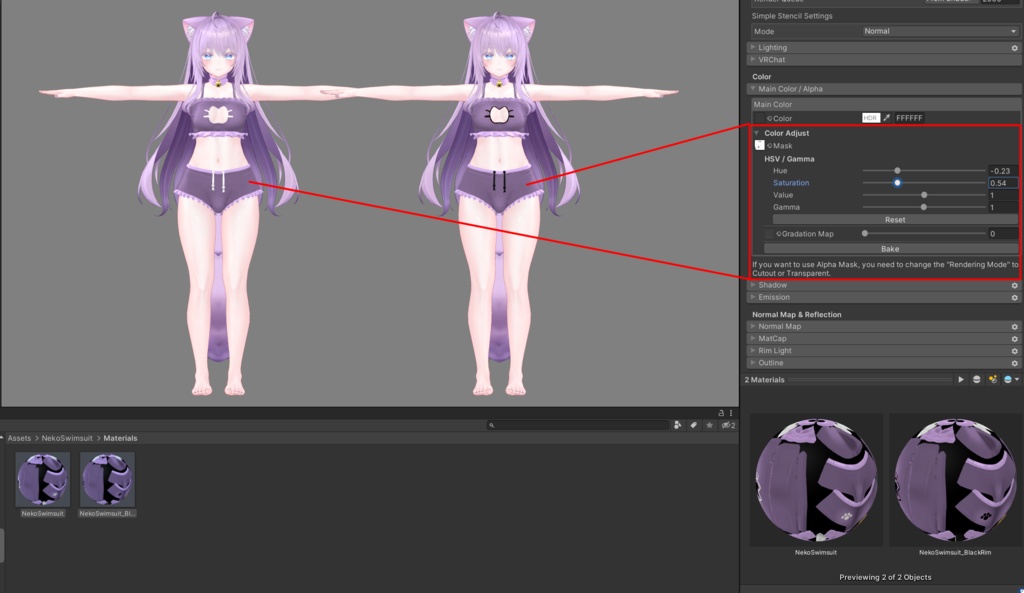 「萌」 Moe - Neko Swimsuit -