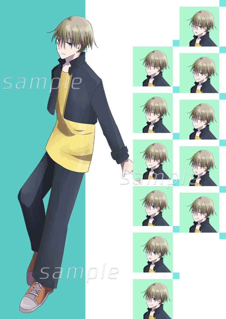 【無料有り】立ち絵素材 男の子