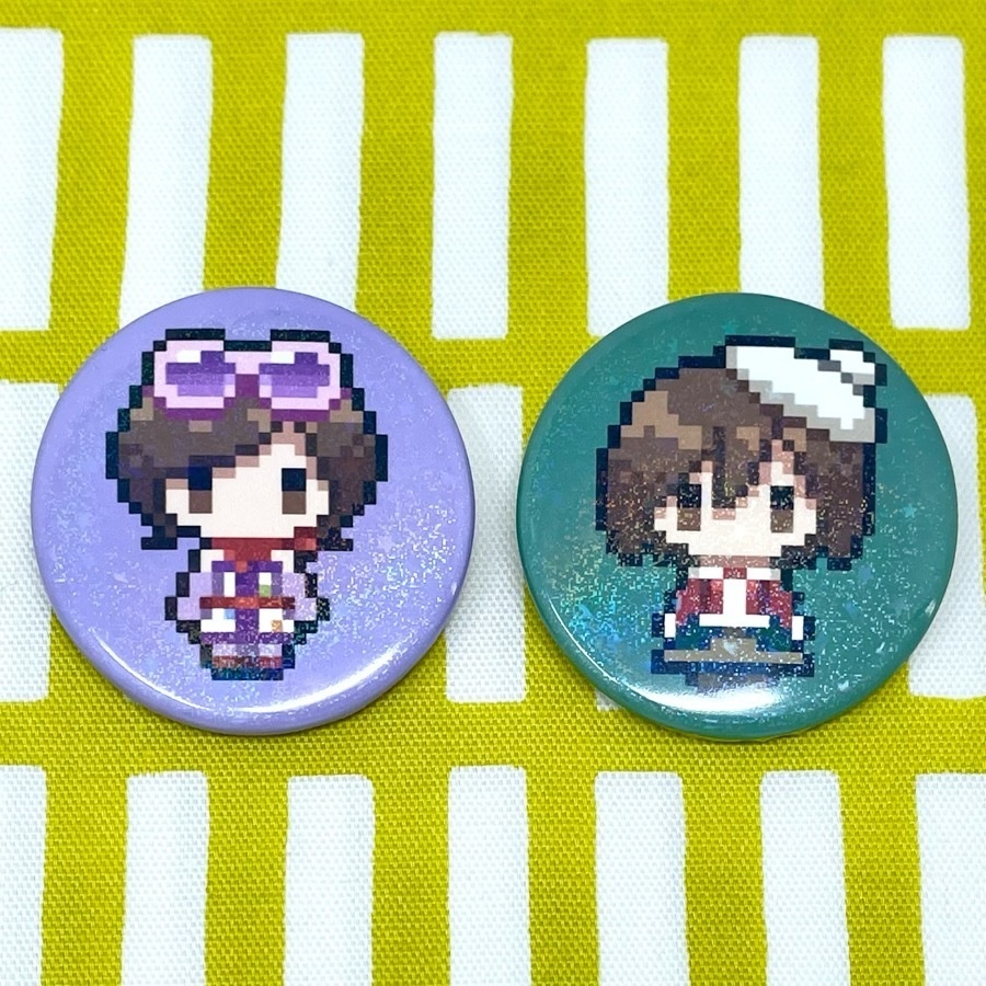 ホログラム缶バッジ