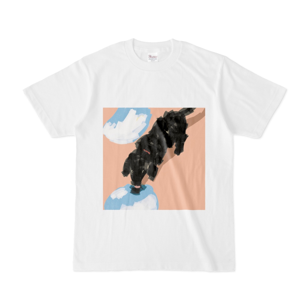 黒犬Tシャツ