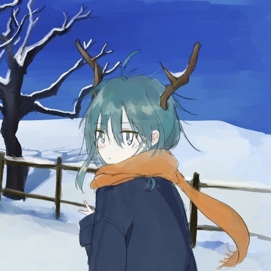 雪の日ステッカー