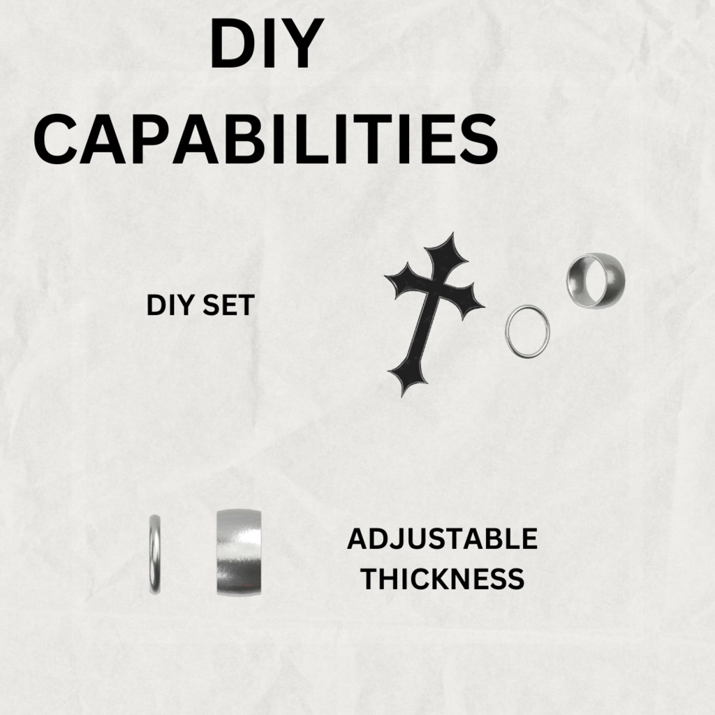 Gothic Cross Earring Set | ゴシッククロスイヤリングセット