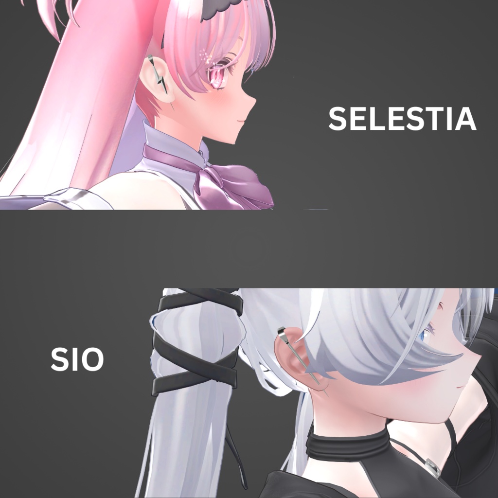 Helix Earring Set | ヘリックスイヤリングセット | VRCHAT | Accessory