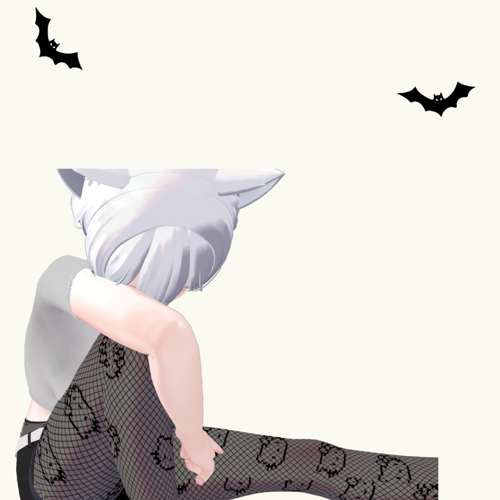 ALT GIRL CROP TOP SET | オルタナティブガールクロップトップセット | VRCHAT | CLOTHING | SHINRA