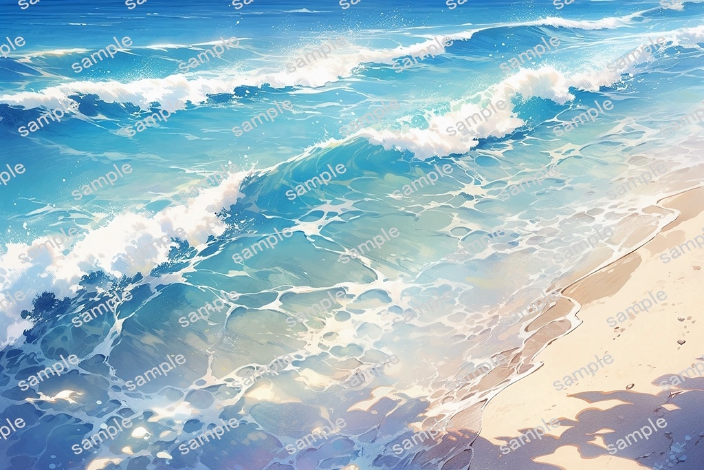 【背景素材】セット販売&単品販売「海岸」全3種類【地面・朝日・洞窟】