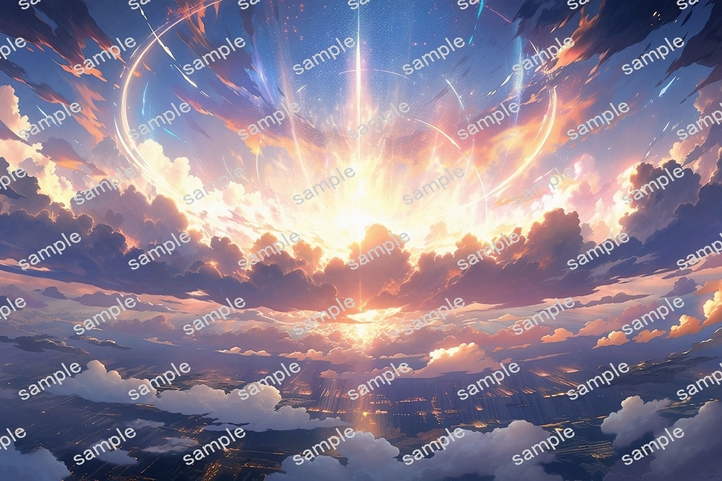 【背景素材】セット販売&単品販売「〇〇世界」全2種類【上空&地下】