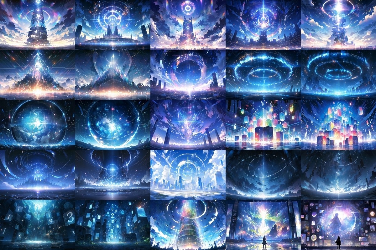 【背景素材】セット販売＆単品販売「〇〇世界」全2種類【電子＆自然】 - KOKUSI DL BASE - BOOTH