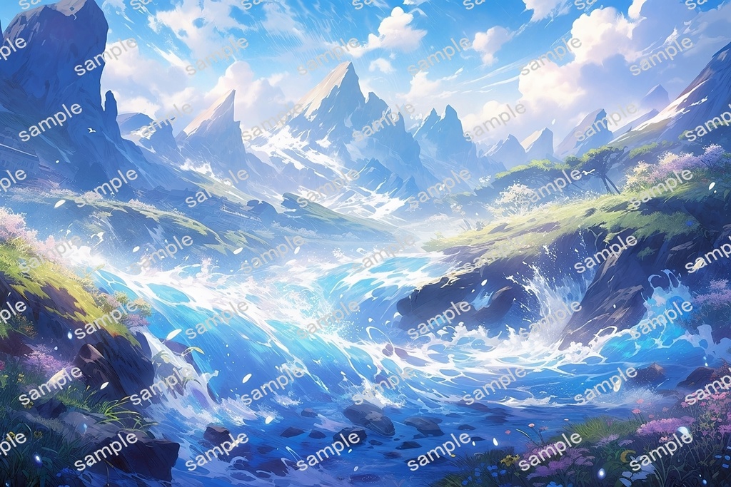 【背景素材】セット販売&単品販売「〇〇世界」全2種類【電子&自然】