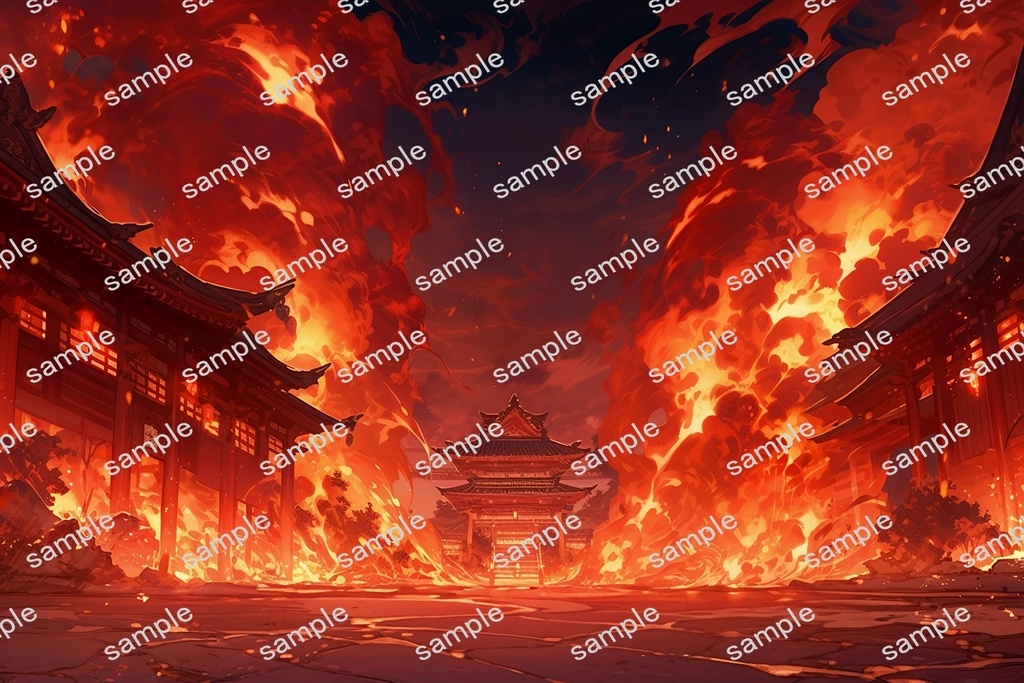 【背景素材】セット販売&単品販売「〇〇世界」全2種類【地獄&冥府】