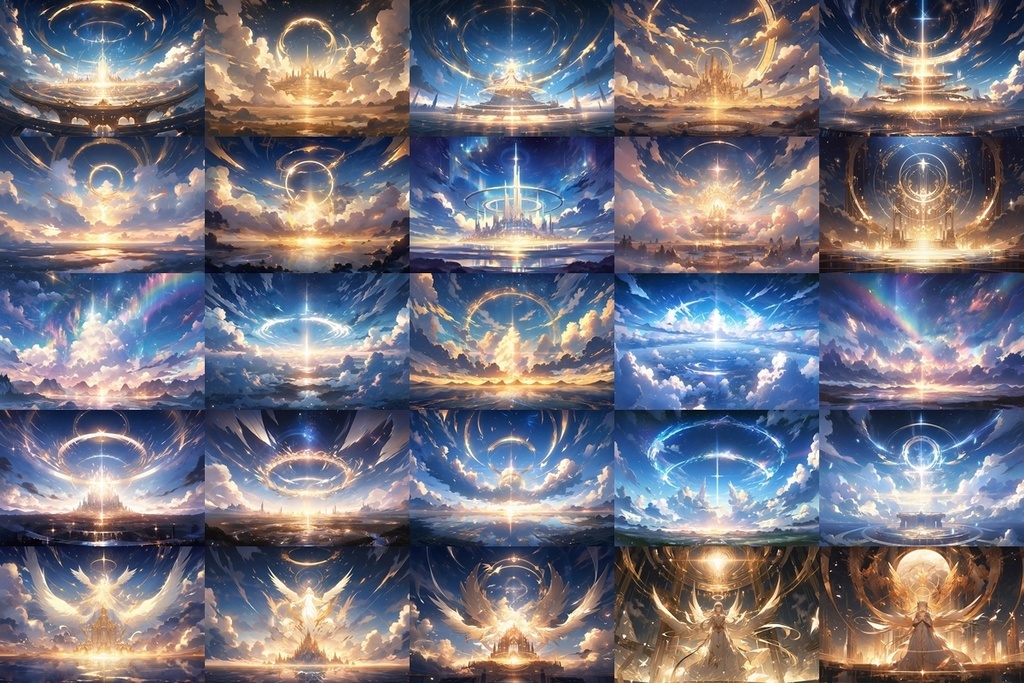 【背景素材】セット販売&単品販売「〇〇世界」全2種類【神聖&深淵】