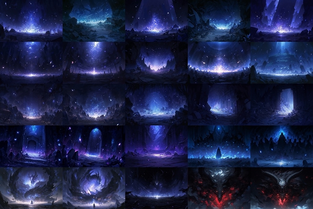 【背景素材】セット販売&単品販売「〇〇世界」全2種類【神聖&深淵】