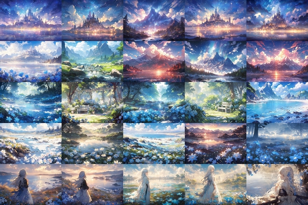 【背景素材】セット販売&単品販売「〇〇世界」全2種類【幻想&厄災】