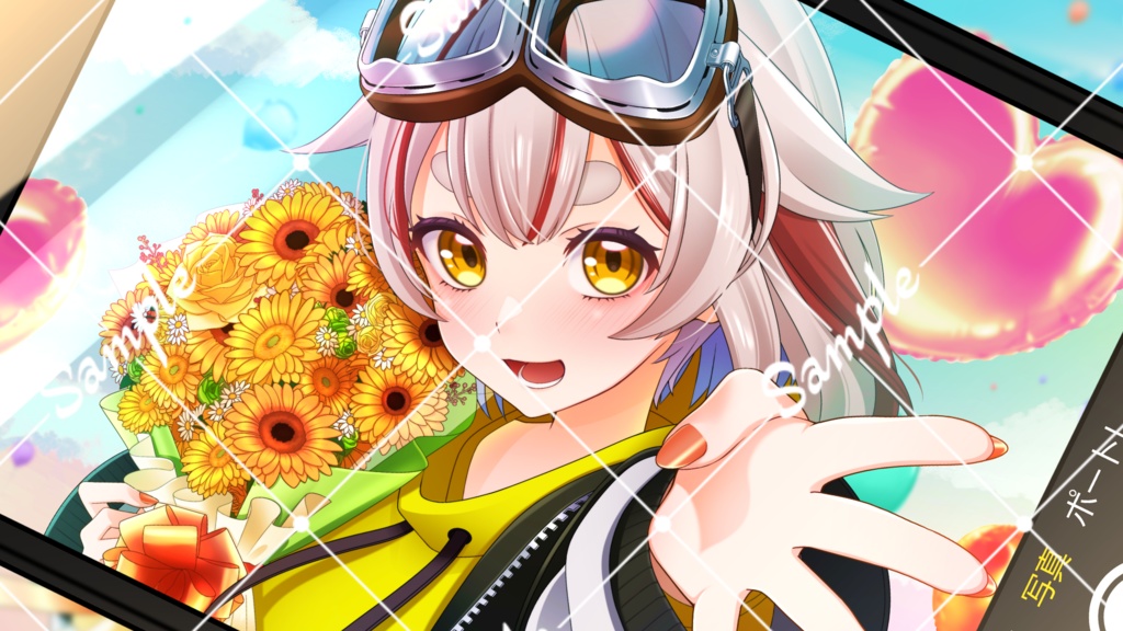 はまっちょ💛4周年記念💛スマホ用壁紙