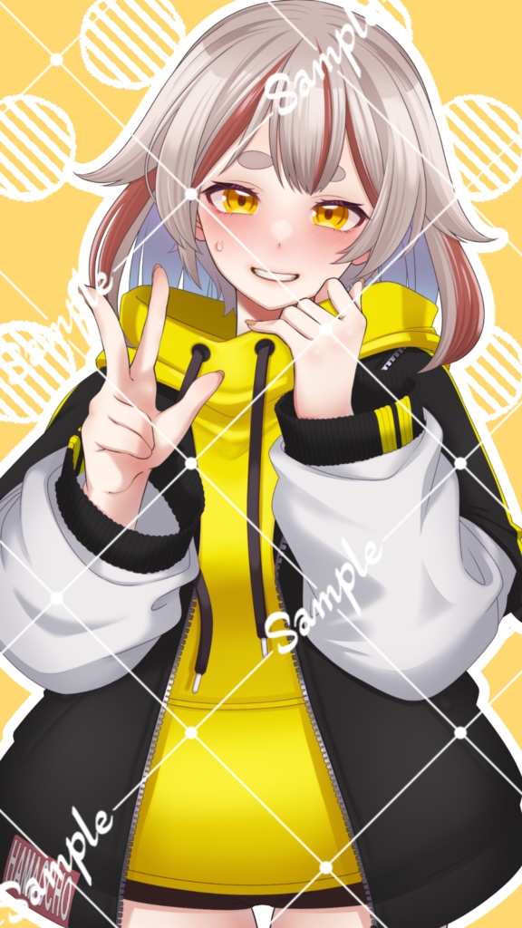 はまっちょ💛３周年記念💛スマホ用壁紙