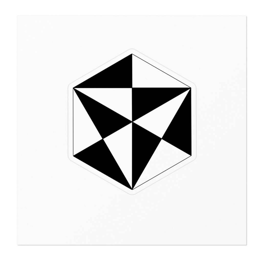 「HeXaHedron」ロゴステッカー