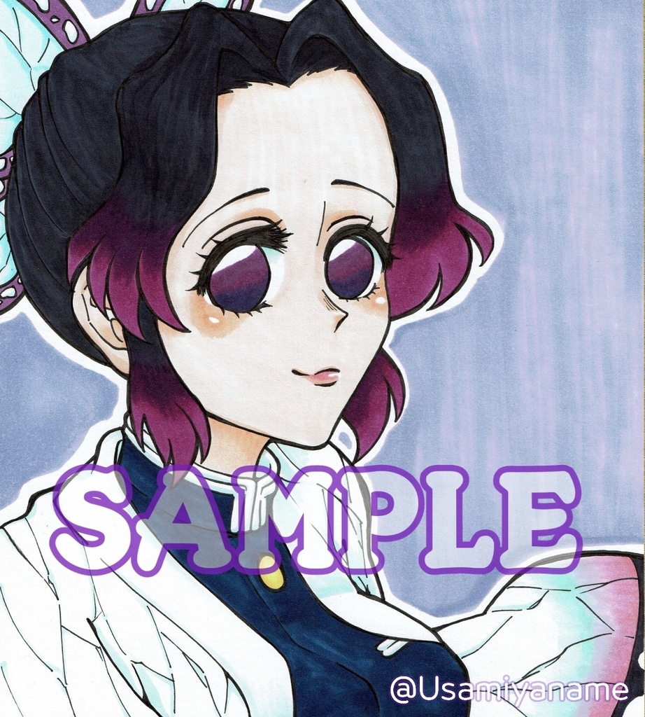 【色紙】胡蝶しのぶ