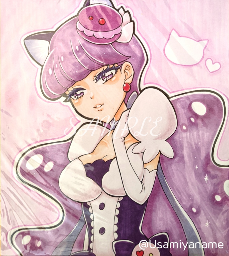 色紙大 キュアマカロン 宇佐美弥奈芽 5 7おでライ札幌 Booth