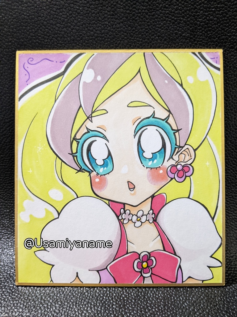 【色紙】キュアフローラ