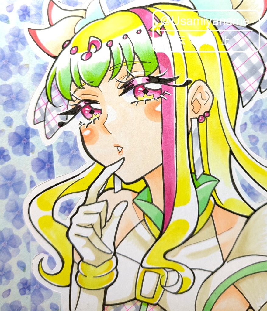 【色紙小】キュアズキューン