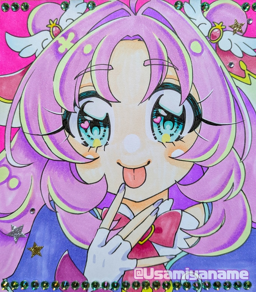 【色紙小】キュアアンサー