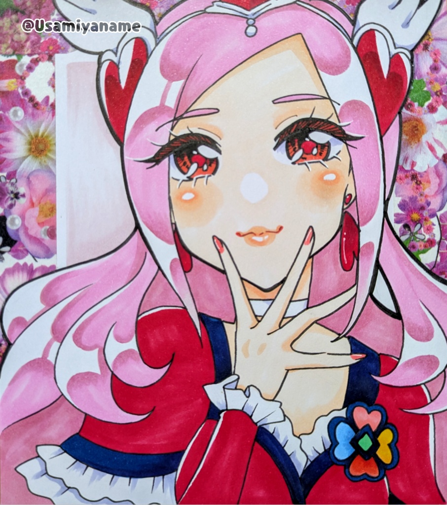 【色紙小】キュアパッション