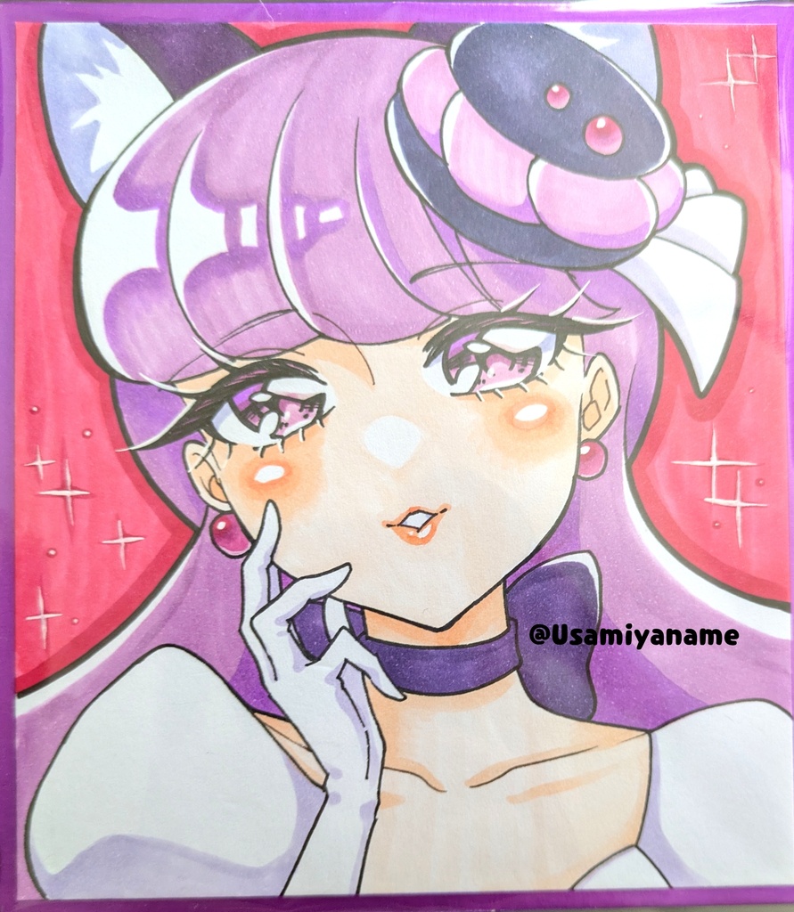 【色紙小】キュアマカロン