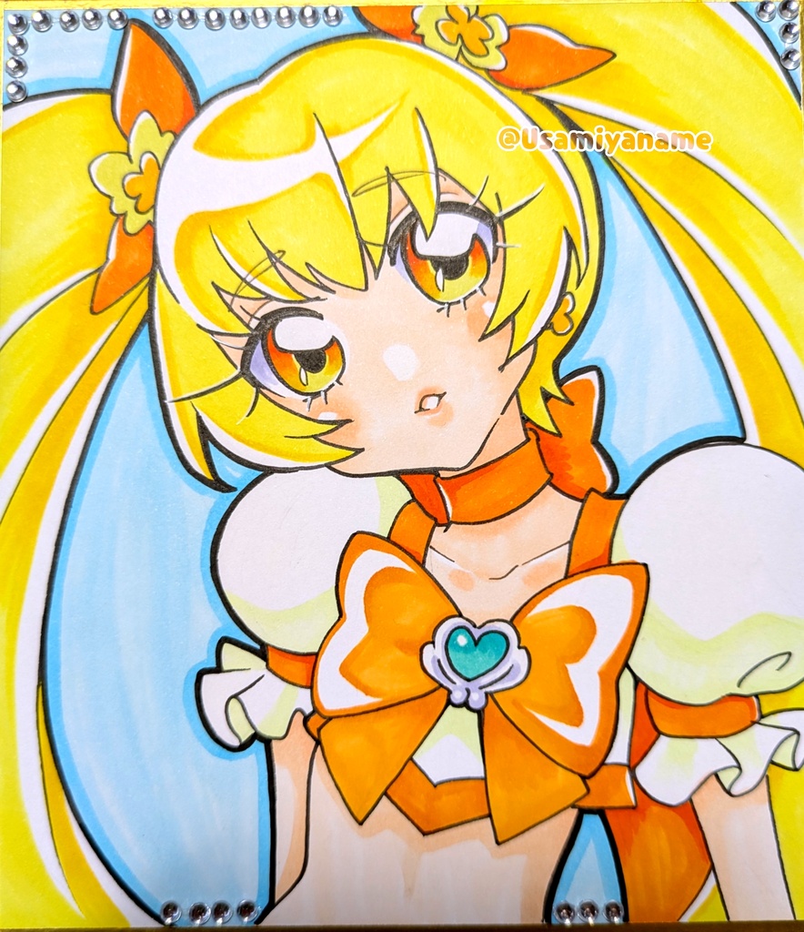 【色紙小】キュアサンシャイン