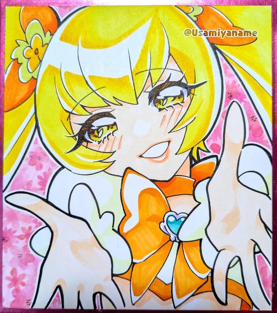 【色紙小】キュアサンシャイン