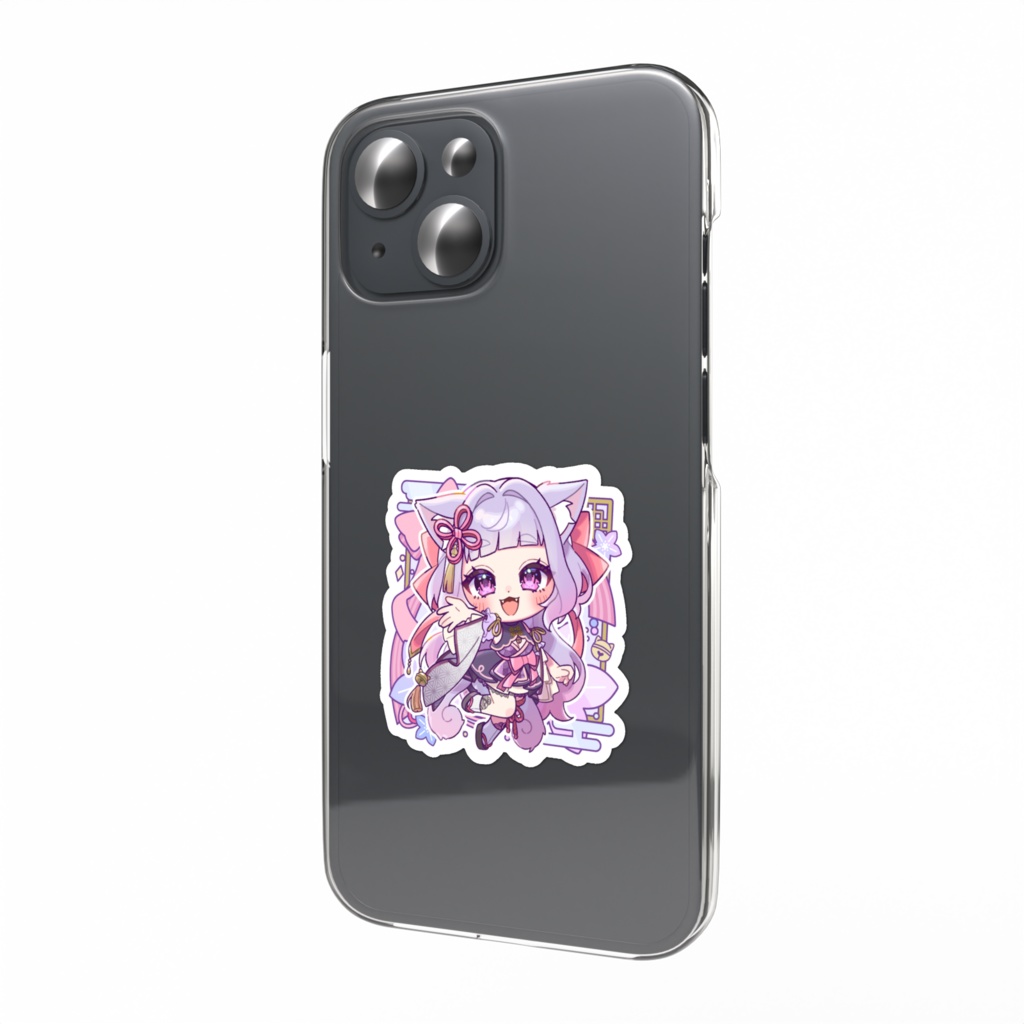 小紫てん_初配信記念ステッカー全3種類