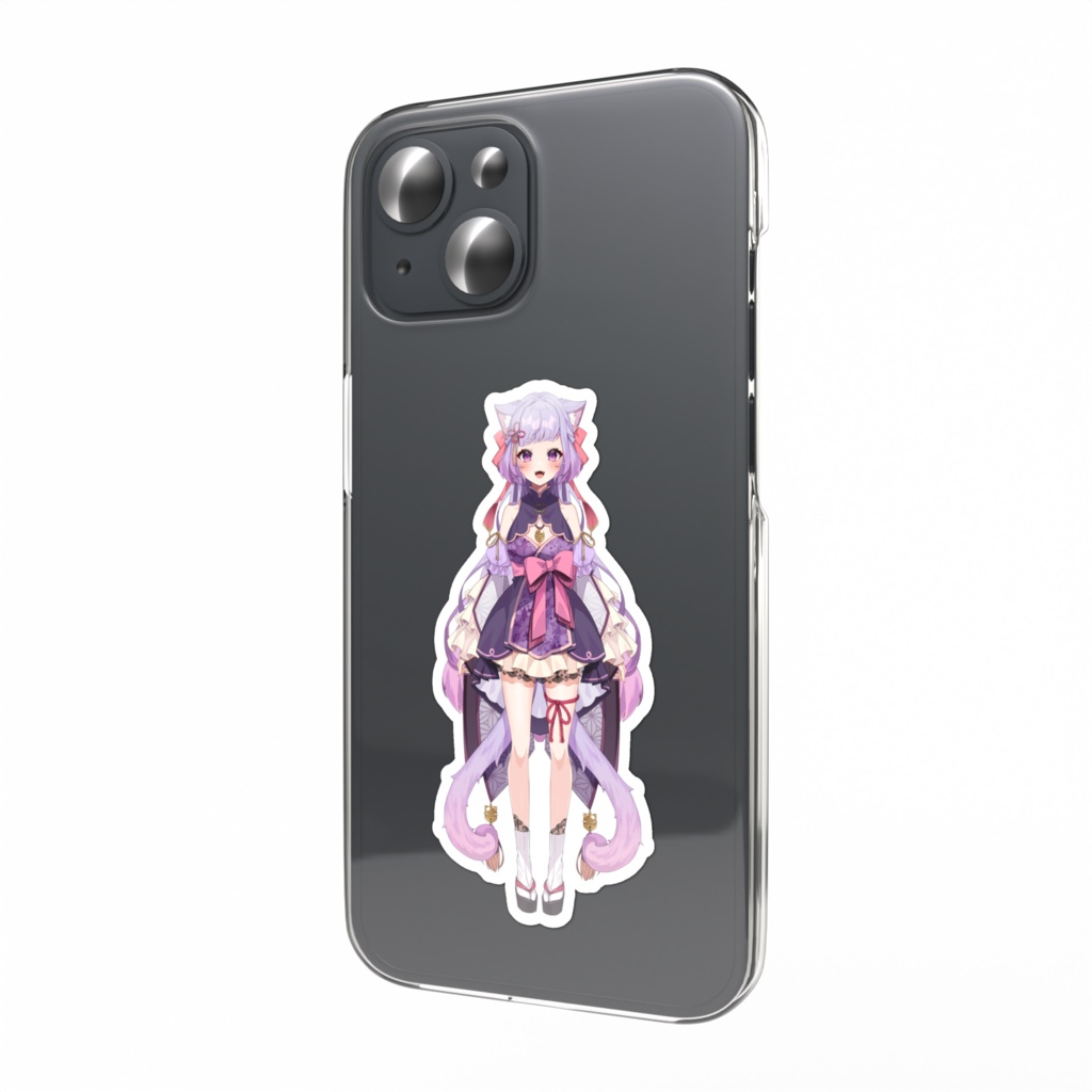 小紫てん_初配信記念ステッカー全3種類