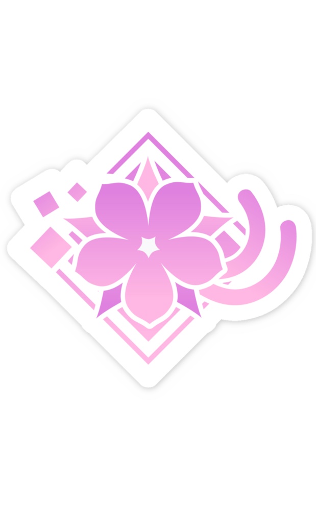 小紫てん_初配信記念ステッカー全3種類【再販】