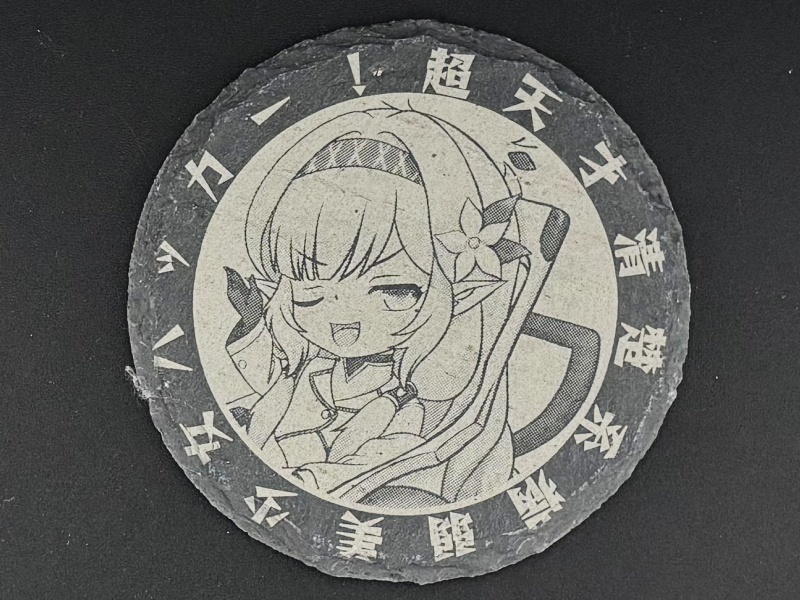 スレートコースター[円形]　明星ヒマリ　トーンver