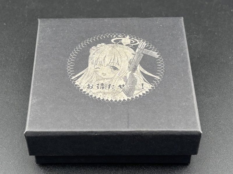 レザーコインケース 聖園ミカ ワインレッド