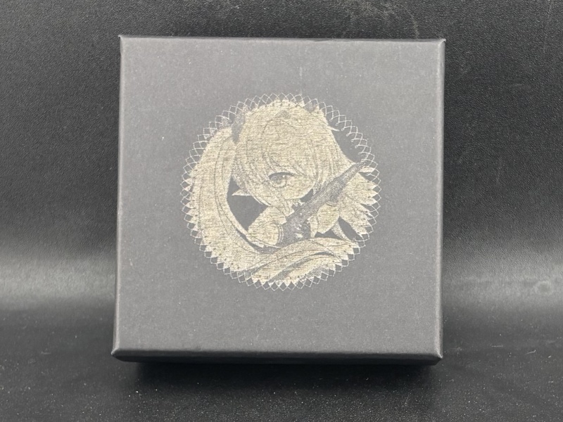 レザーコインケース 銀鏡イオリ ワインレッド