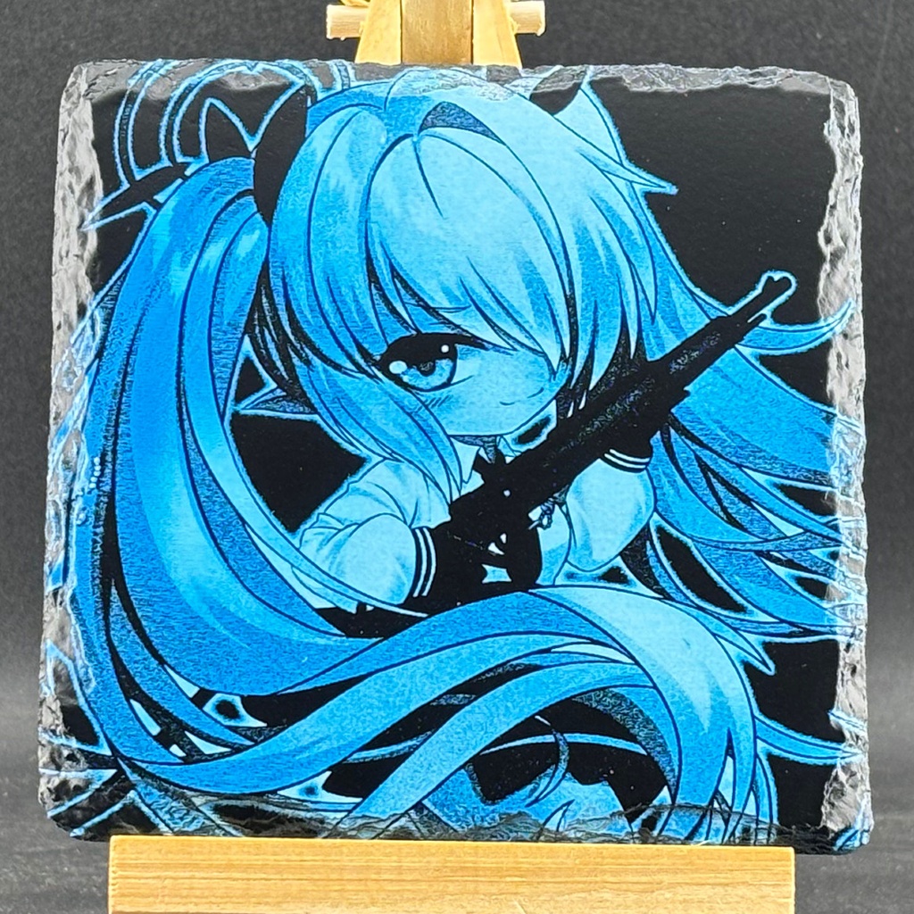 スレートコースター[ディスプレイ][Blue]　銀鏡イオリ