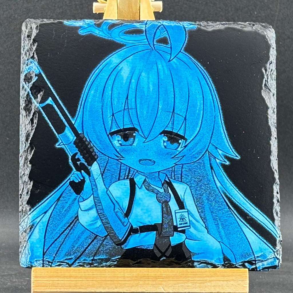 スレートコースター[ディスプレイ][Blue]　小鳥遊ホシノ