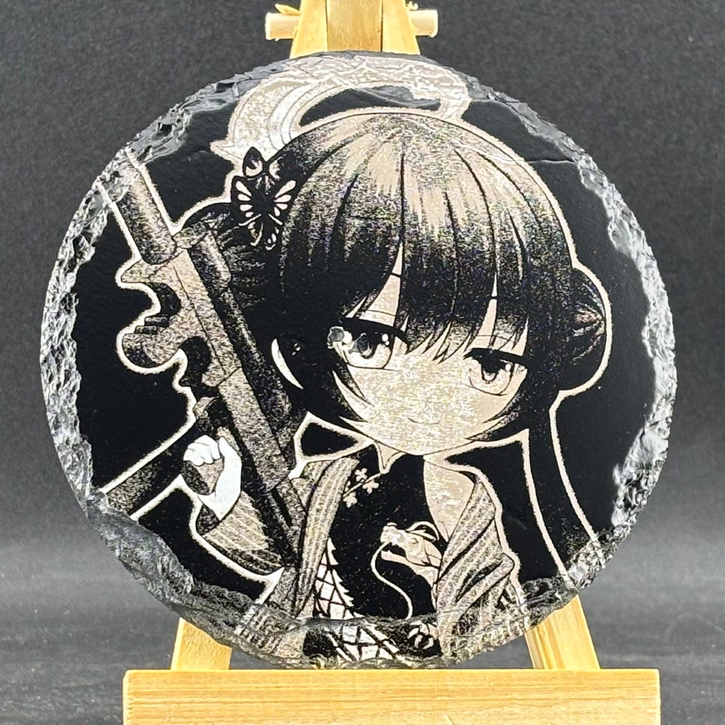 スレートコースター[ディスプレイ][white]　竜華キサキ