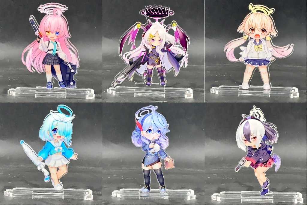 ミニアクリルスタンド[ブルーアーカイブ]　Aセット