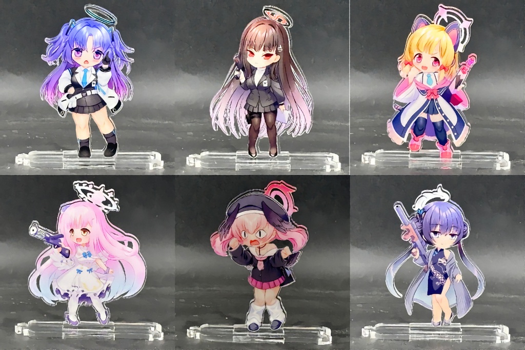 ミニアクリルスタンド[ブルーアーカイブ]　Bセット